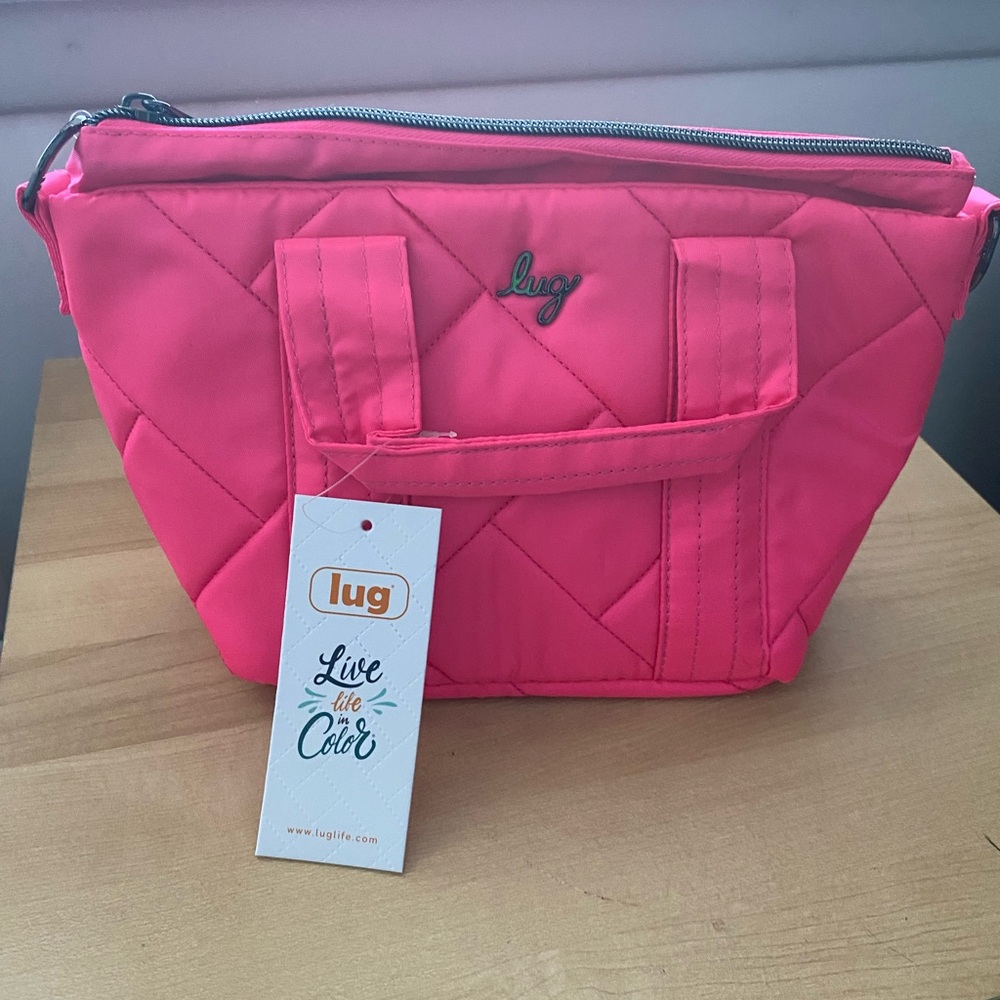 Lug Dory Mini Magenta Quilted Women's Crossbody Bag